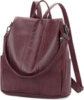 GAEKEAO Women Backpack Purse PU Leather Anti-theft Casual Shoulder Bag Convertible Large Satchel Bags for Travel Casual Work by GAEKEAO