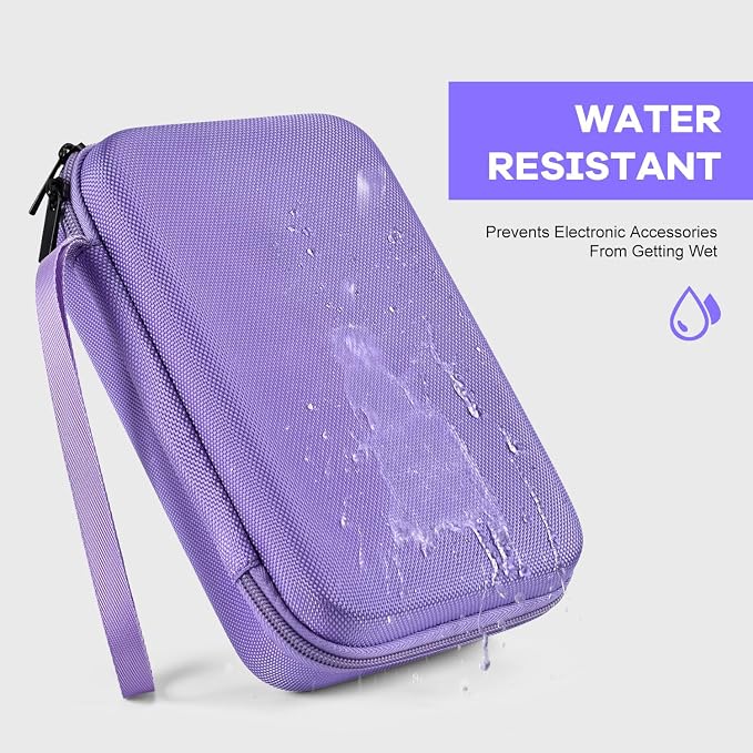Hard Travel Electronic Organizer Case for MacBook Power Adapter Chargers Cables Power Bank Apple Magic Mouse Apple Pencil USB Flash Disk SD Card Hard Drive Waterproof Shockproof Accessories Bag Case - Image 3