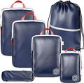 TRIPPED Travel Gear Extra Large Compression Packing Cubes 6-Piece Set by TRIPPEDTravelGear