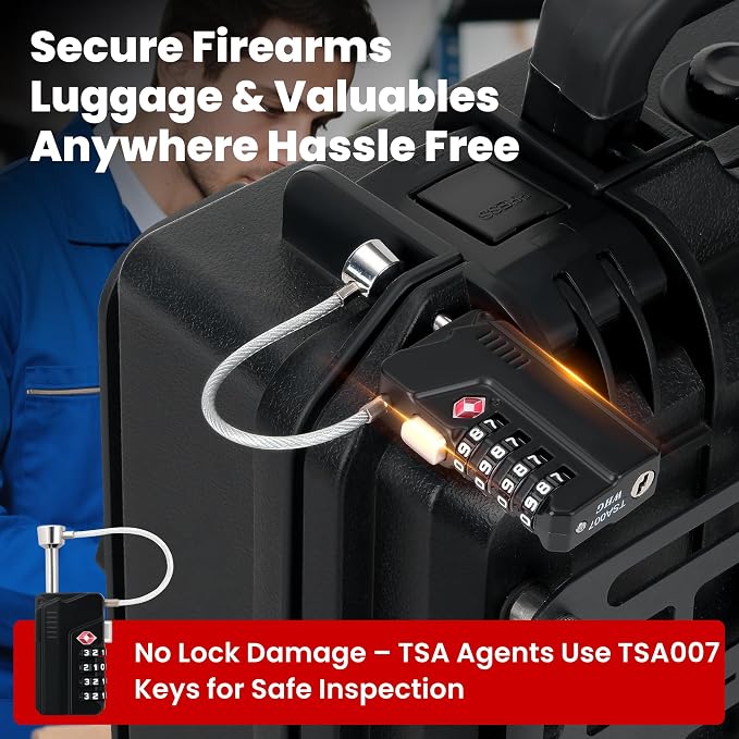 Upgraded Professional TSA Approved Gun Case Lock - Image 6