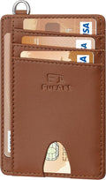 FurArt Slim Minimalist Wallet RFID Credit Card Holder for Men | slim minimalist compact rfid id window thin by FurArt