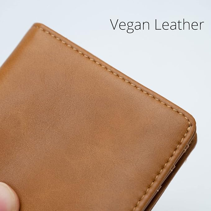 Alldaily Small RFID Wallet for Women Slim Compact Bifold Pocket Ladies Travel Mini Purse (Brown) - Image 5