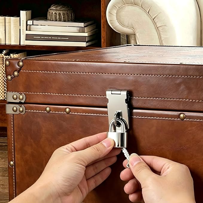 2 Pcs Small Locker Lock with 3 Keys Alike, Silver Lock Keyed Padlock, Luggage Padlocks for Travel Bags, Securing Luggage, Toolbox, Gym Locker - 32mm(1.25in) - Image 4