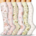 QUXIANG Compression Socks for Women & Men 15-20 mmHg, Best for Medical, Nursing, Running, Athletic, Varicose Veins, Travel by QUXIANG