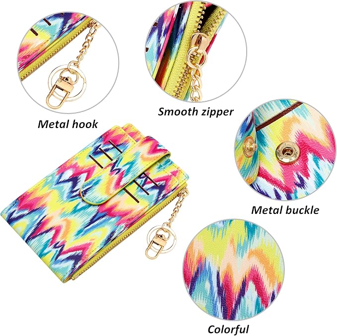 Badiya Slim Women Wallet RFID Blocking Bifold Compact 9 Card Slots Holder Wallets Soft Leather with Zipper Coin Pocket 2 ID Window - Image 6