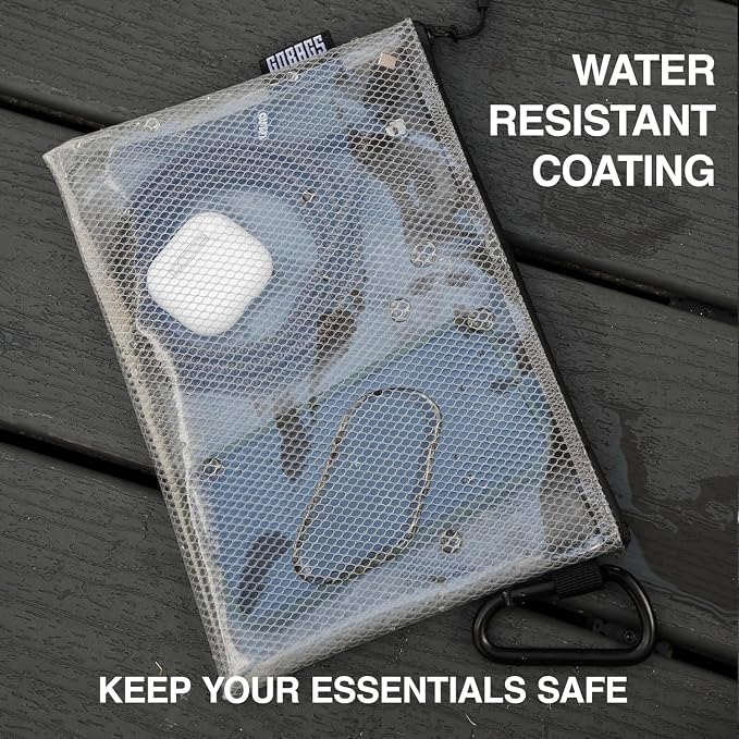 Air Production Medium Clear Zipper Pouch (4‑Pack) – Cable Organizer & Travel Gear Bag for Electronics, Camera Accessories, Tool Pouch & Small Tech Storage - Image 6