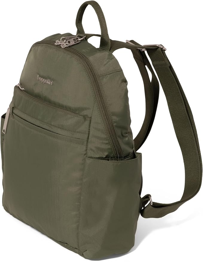 Baggallini Securtex® Anti-theft Vacation Travel Backpack 10x13 Slash-Resistant Nylon Daypack w/RFID - Image 7