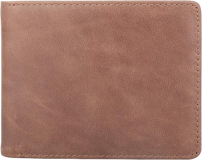 HIMI Wallet for Men-Genuine Leather RFID Blocking Bifold Stylish Wallet With 2 ID Window - Image 7