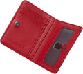 Alldaily Small RFID Wallet for Women Slim Compact Bifold Pocket Ladies Travel Mini Purse (Red) by Alldaily