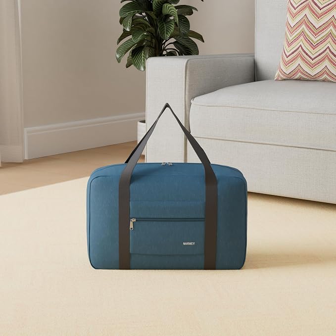 For Spirit Airlines Personal Item Bag Foldable Travel Duffel Bag Tote Carry on Luggage Duffle Overnight for Women and Men - Image 2