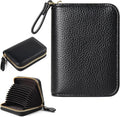 Credit Card Wallet, RFID Card Case Wallet, Zipper Card Cases Holder for Men Women, RFID Blocking, KeyChain Wallet, Compact Size Card Organizer Case for Women by Ecovision