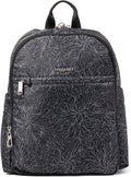 Securtex Anti-Theft Getaway Backpack - 9.4"x13"x5" Travel Safe Bag w/Locking Zippers, Slash-Resistant, RFID by baggallini