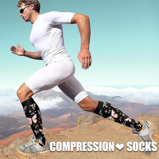 3 Pack Medical Compression Sock-Compression Sock For Women and Men Circulation -Best for Running,Nursing,Athletic Sports - Image 4