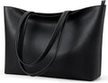 KALIDI Tote Bag Zipper Shoulder Bag Vegan Leather Purses Satchel for Women | Large Casual Handbag for Work Commuting Dating College Everyday by KALIDIFANCYFOREST