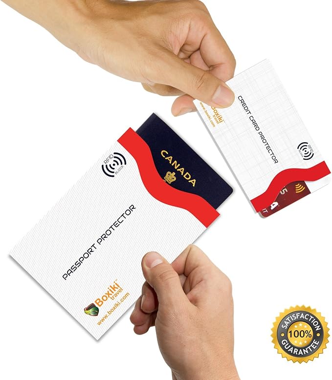 Ultimate Travel Security Set - RFID Blocking Sleeves and Hidden Money Belt for Superior Protection - Image 4