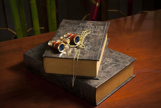 Barska Antique Book Lock Box with Key Lock | Steel safe with magnetic closure and key lock for passports, jewelry and cash - Image 6