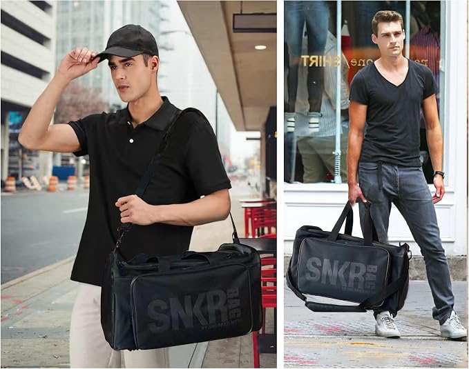 Shoe Bags for Travel Sneaker Travel Bag Shoes Duffel Bags Waterproof Gym Sports Luggage Sneakerhead Bag for Men with 3 Adjustable Dividers fit 4 Pairs Heavy Duty Travel Accessories (red) - Image 6