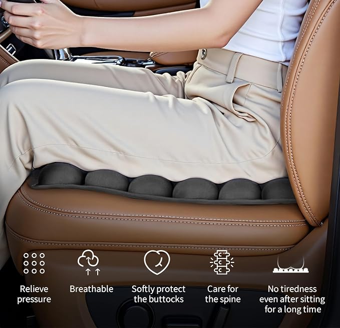 Sondor Travel Cushion,Portable & Adjustable Airplane seat Cushion for Long Flights,Inflatable Cushion for Wheelchair, Travel,Driving - Image 4