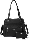 Baggallini Overnight Expandable Laptop Tote with RFID Phone Wristlet by baggallini