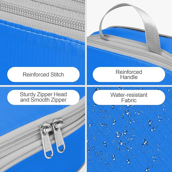 Cambond Compression Packing Cubes for Travel Women - Lightweight Luggage Organizers Bag Packing Cubes for Carry on Suitcases - Image 7