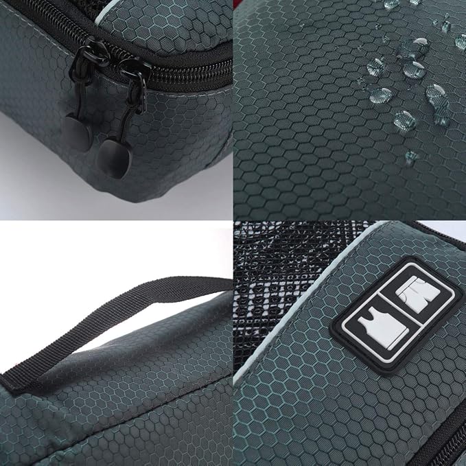 Packing Cubes large Luggage Organizers Bags For Travel Organizing Clothes | Mixed Color 8 Set Suitable family or two-person trips; breathable mesh make easy to sort; durable and convenient to store - Image 4