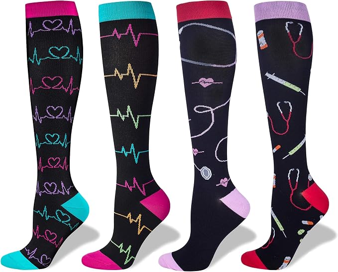 LEVSOX Compression Socks Women and Men, 20-30mmHg, Best for Nurses, Travel, Pregnancy by Levsox