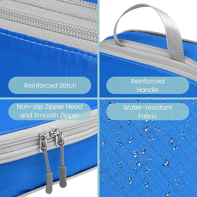 Cambond Compression Packing Cubes for Travel - Luggage Suitcase Organizer | Compression Zip Design for Space-saving, Expandable, Lightweight, Keep Clothes Sorted, Luggage Space Tidy, Carry on Pack Fast - Image 8