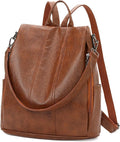 GAEKEAO Women Backpack Purse PU Leather Anti-theft Casual Shoulder Bag Convertible Large Satchel Bags for Travel Casual Work by GAEKEAO