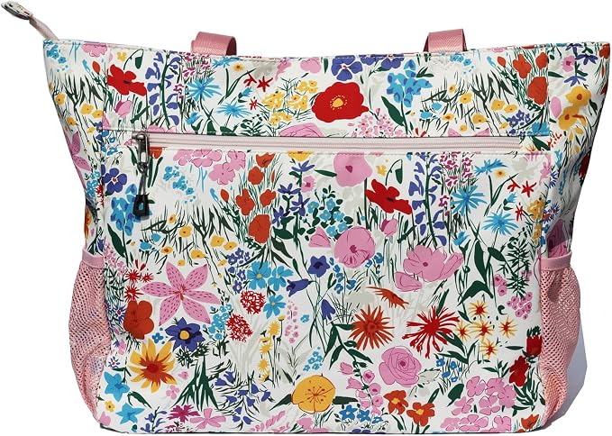 ESVAN LARGE BEACH BAG Water Resistant Lightweight 20 inch Women Oversize Tote Bag for Gym Beach Travel Pool Yoga Nurse - Image 8