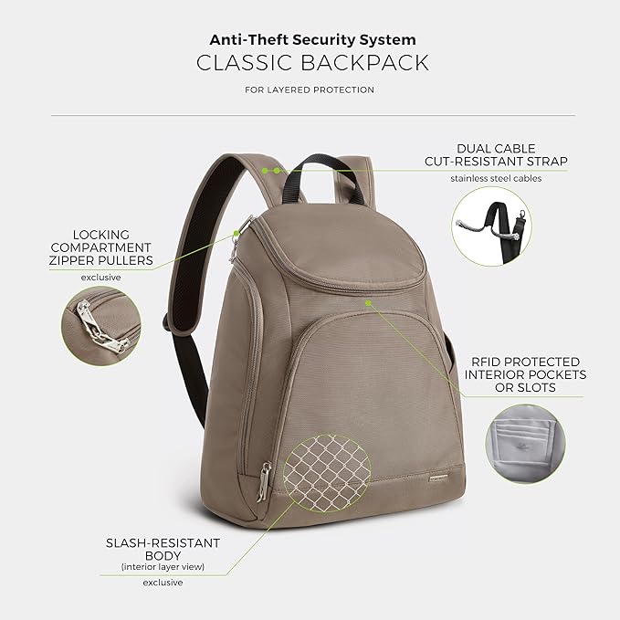 Travelon Anti-Theft Classic Backpack - Image 3