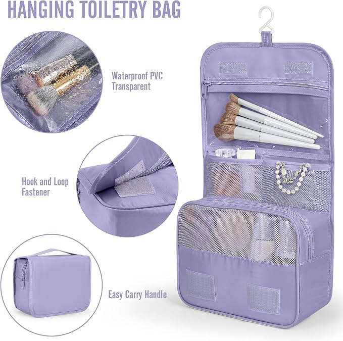 Veken 10 Set Packing Cubes for Travel Essentials, Suitcase Organizer Bags in 4 Sizes, Carry-On Luggage Accessories with Laundry Bag, Airplane Must Have with 99-Count Mesh Holes - Image 3