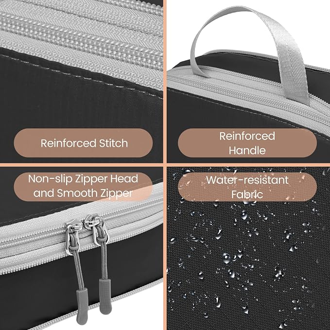 Cambond Compression Packing Cubes for Travel - Luggage Suitcase Organizer | Compression Zip Design for Space-saving, Expandable, Lightweight, Keep Clothes Sorted, Luggage Space Tidy, Carry on Pack Fast - Image 9
