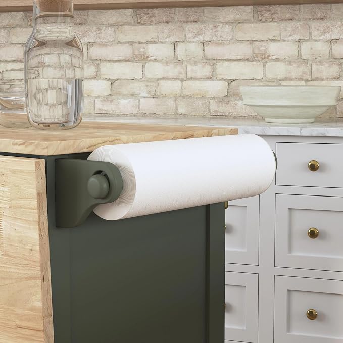 Homestyles Mobile Kitchen Island Cart with Wood Top and Dropleaf Breakfast Bar, 18" D x 53.5" W x 36" H, Green - Image 16