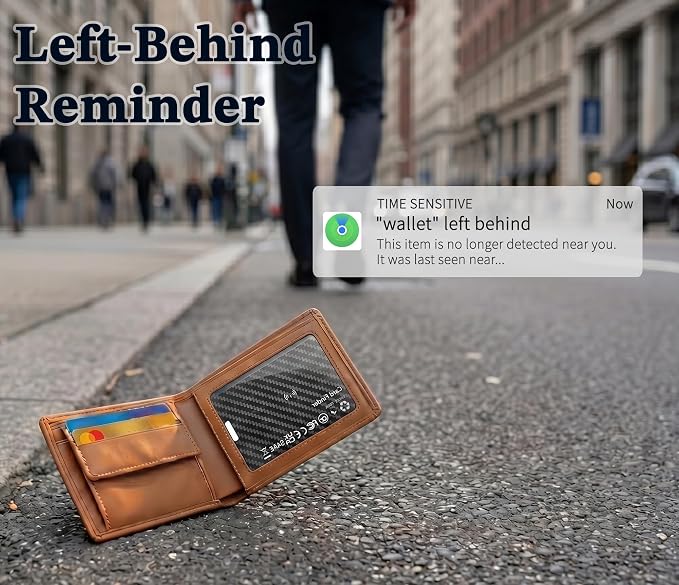 Wallet Tracker Card Compatible with Apple Find My (iOS Only) | Ultra-Slim 0.07 inches, Rechargeable Finder, IP68 Waterproof Tracking Card for Wallets, Luggage, Passport, Purse - Image 3