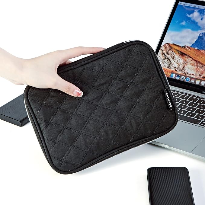 BELALIFE Electronic Organizer Bag | Tech Storage Bag for Cord, Charger, Phone, Earphone, Hard Drive, USB, SD Card and Electronic Accessories, Black - Image 6