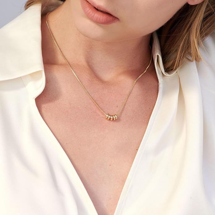 Gold Necklace for Women, Dainty Charm Pendant Necklace Jewelry Gift | 14K Gold Plated, Cute, Delicate, Adults, Non Tarnish, Hypoallergenic, Accessories - Image 3