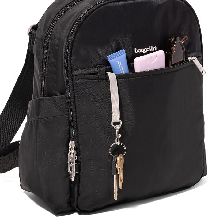 Securtex Anti-Theft Getaway Backpack - 9.4"x13"x5" Travel Safe Bag w/Locking Zippers, Slash-Resistant, RFID - Image 11