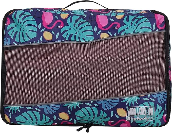 5 Set Packing Cubes for Travel Large Suitcase Luggage Organizer Bags Travel Accessories Vacation 4 Cubes 1 Laundry Pouch Bag - Image 6