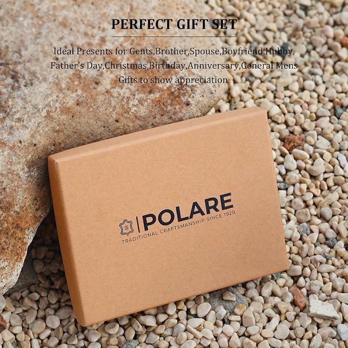 Polare Luxury RFID Blocking Leather Passport Holder Travel Wallet For Men and Women (Dark Brown(Snap Version)) - Image 5