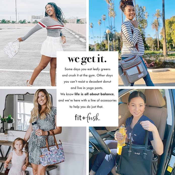 Fit & Fresh 2-in-1 Insulated Lunch & Travel Tote - Image 8