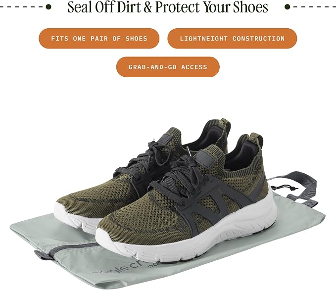 Eagle Creek Pack-It Reveal Shoe Sack - Breathable Shoe Storage Sack for Optimizing Luggage Space - Quick-Drying Material - Lightweight - Translucent Fabric - Washable - Ventilate - Image 2
