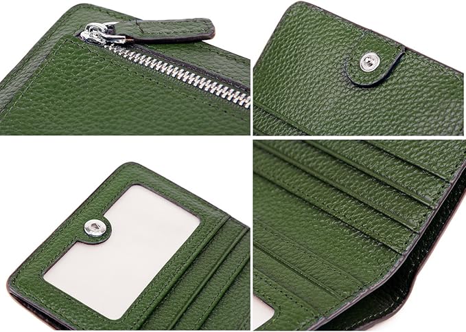 Small Leather Wallet for Women, Ladies Credit Card Holder RFID Blocking Women's Mini Bifold Pocket Purse - Image 7
