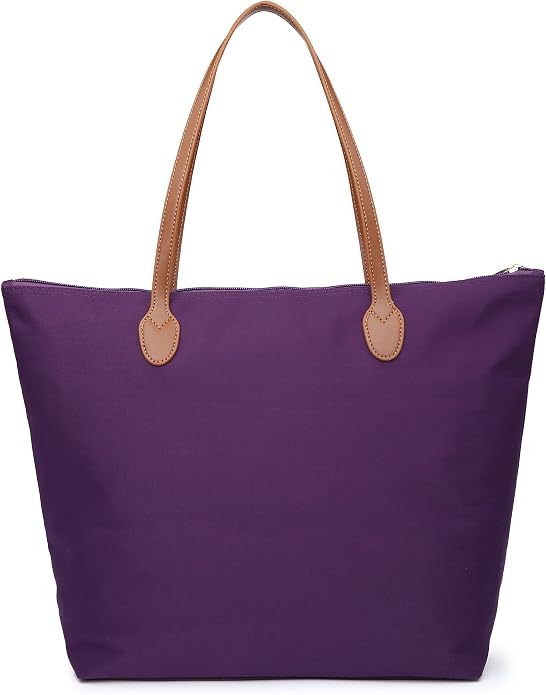 Water Resistant Light Weight Nylon Tote Bag Handbag - Image 2