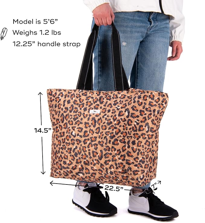 SCOUT Plus 1 Foldable Travel Tote Bag - 2 bags in 1 | Perfect travel companion that packs away easily into a zipper pouch for quick storage, water resistant, interior key clasp - Image 2