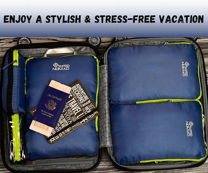 Compression Packing Cubes Set, Suitcase and Backpack Travel Organizer Bags | Ultralight and breatheable material - Image 6