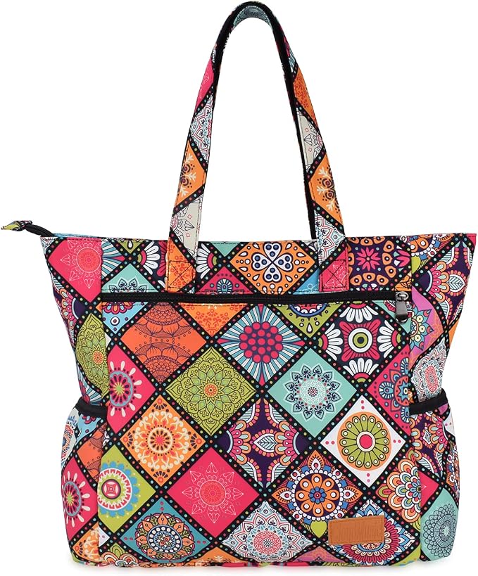 CLOUDMUSIC Shoulder Tote Bag For Nurses Teachers Work Gym Travel Beach Women With Large Capacity Waterproof - Image 3