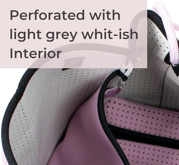 POPUPS Large Neoprene Tote Bag for Women - Everyday Designer Handbag for Travel Work and Beach with Pockets and Zipper Pouch - Image 5
