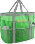 SRISE Mesh Beach Bag - Large Beach Tote Bag for Family Beach Bag for Toys & Vacation Essentials by SRISE
