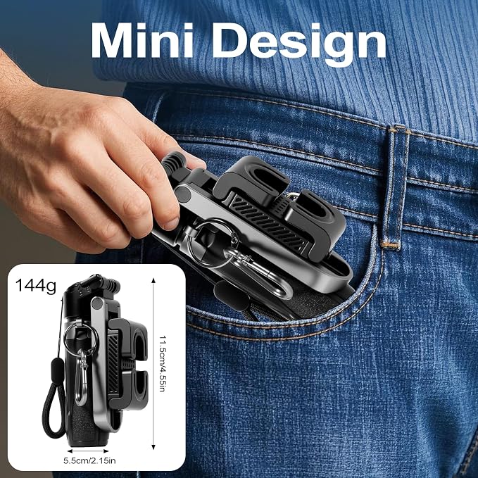 3-in-1 Mini Tripod, Selfie Stick for iPhone for 4-7 Inch iOS/Android Phones | Tripod for Iphone with Remote Control, Lightweight Travel Tripods for Selfie Video Recording - Image 8