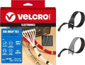 VELCRO Brand 150pk Cable Ties Value Pack, 8in | Gifts for Tech Lovers | For Wire Management and Cord Organizer | Replace Zip Ties with Reusable Straps, Reduce Waste (Pack of 12) by VELCROBrand